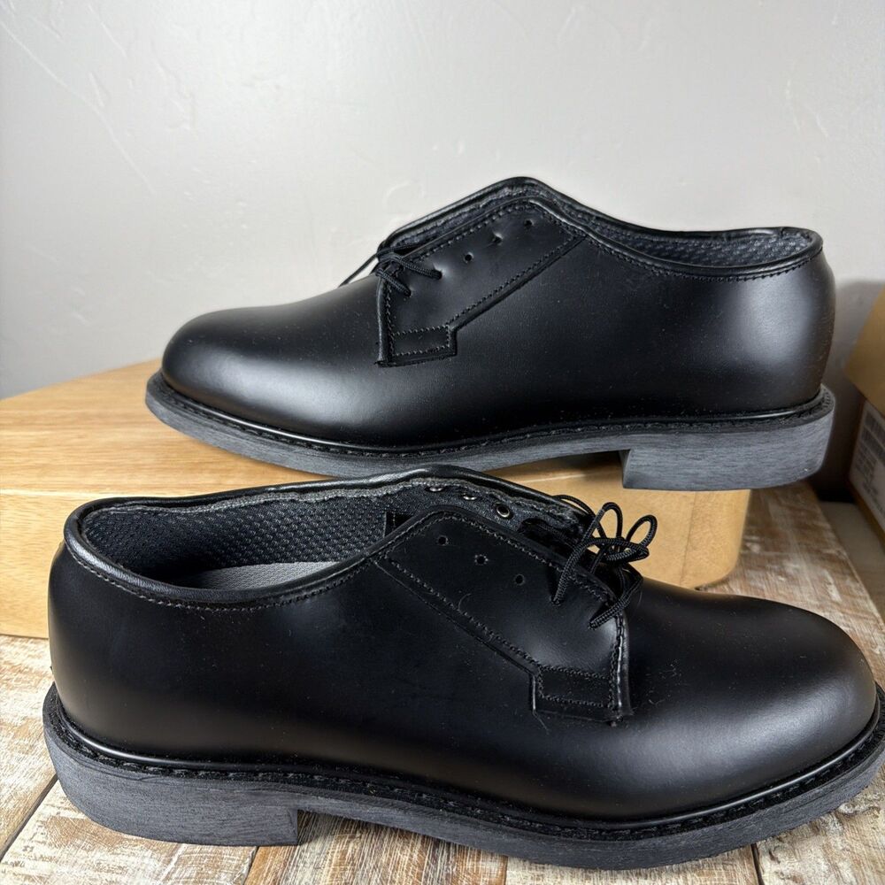 Altama USGI Military Dress Oxfords Black Leather Vibram Sole 6E